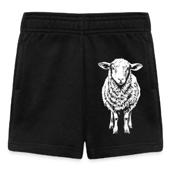 Süßes Schaf Graphic - Baby Shorts - Schwarz - Vorne