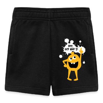 Monster unschuldig "Der war's" Comic Zeigefinger - Baby Shorts - Schwarz - Vorne