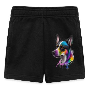 Couleur Chien - Short Bébé - noir - Devant