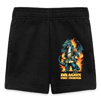 Dragon Fire Brigade - Baby Shorts - black - Front