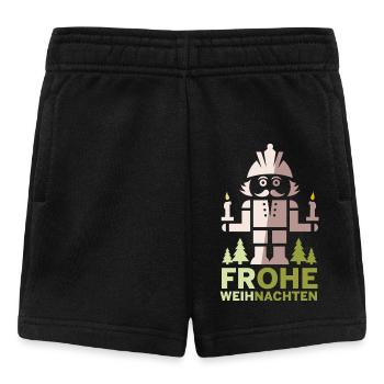 Casse-Noisette Joyeux Noël Sapin Mineur Bougie - Short Bébé - noir - Devant