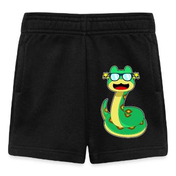 Lunettes de soleil serpent - Short Bébé - noir - Devant