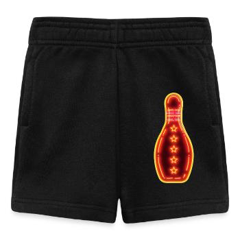 Retro Bowling - Baby Shorts - black - Front