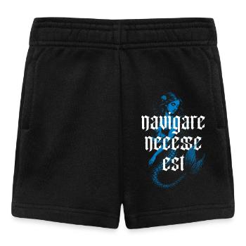 Mermaid tattoo Typography Design - Baby Shorts - black - Front