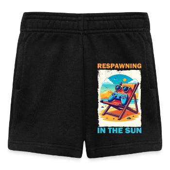 Vacances de jeu à la plage - Short Bébé - noir - Devant