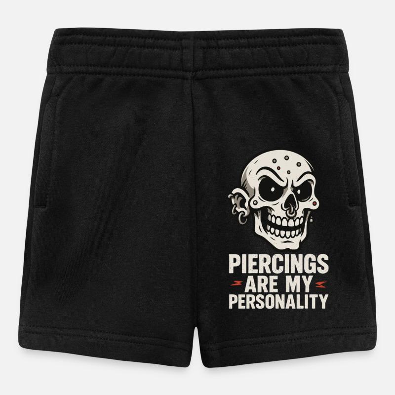 Piercing Addict Body Mod Enthusiast - Baby Shorts - black