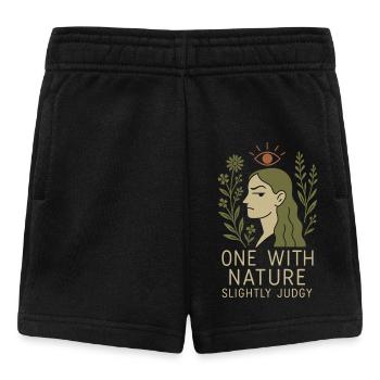 Wild Woman Spiritual Feminine Nature - Baby Shorts - black - Front