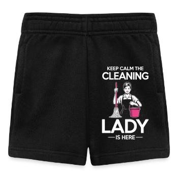 Stolze Hausfrau Putzen Fachkräfte Damen - Baby Shorts - Schwarz - Vorne