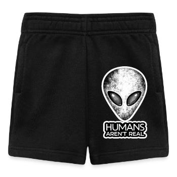 Les humains à tête extraterrestre ne sont pas une vraie théorie du complot - Short Bébé - noir - Devant