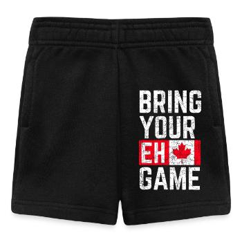 Bring dein Eh-Spiel mit - Baby Shorts - Schwarz - Vorne