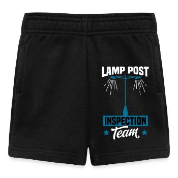 Street Light Inspection Utility Worker Art - Baby Shorts - black - Front