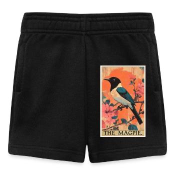Elstern Elster - Baby Shorts - Schwarz - Vorne