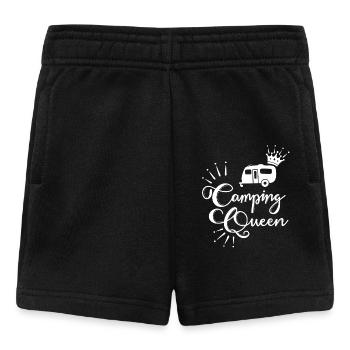Camping Queen Caravane - Short Bébé - noir - Devant