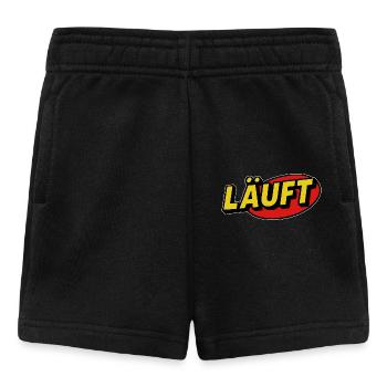 Running Lettering Bande dessinée rétro - Short Bébé - noir - Devant