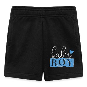 Baby Boy Shirt Design - Baby Shorts - Schwarz - Vorne