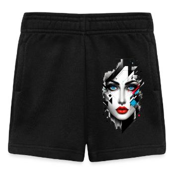 Frauen Girl Power Design Kunst Weiblicher Feminismus Symbol - Baby Shorts - Schwarz - Vorne