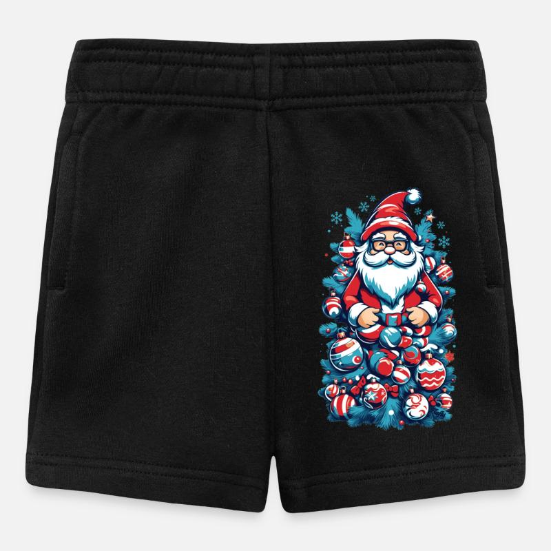 Père Noël - 🎅 - Short Bébé - noir