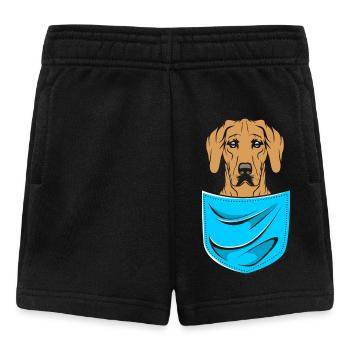 Rhodesian Ridgeback - Baby Shorts - black - Front
