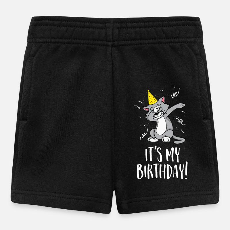 C'est mon anniversaire - Anniversaire et fête - Short Bébé - noir