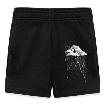 Nuages de pluie - Short Bébé - noir - Devant