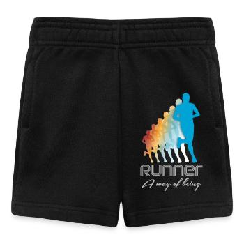 course - Short Bébé - noir - Devant