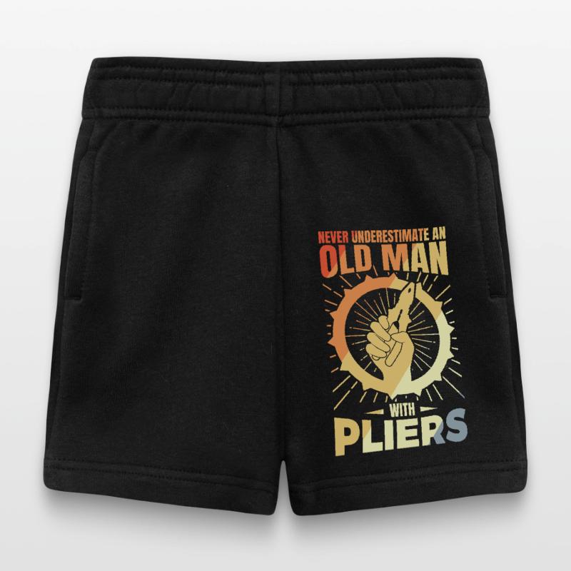 Old electronics technician Baby Shorts