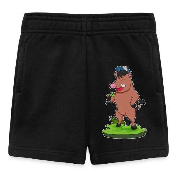 Eber Dart Dartpfeil - Baby Shorts - Schwarz - Vorne