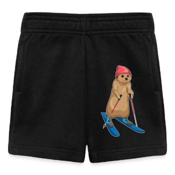 Suricate Skieur Ski - Short Bébé - noir - Devant