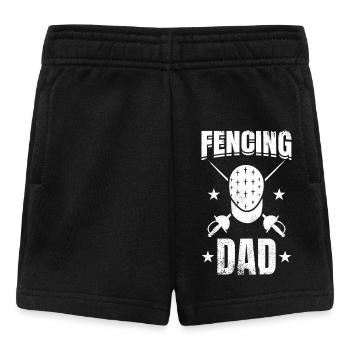 Fencing Daddy - Baby Shorts - black - Front