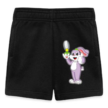 Hase Friseur Schere - Baby Shorts - Schwarz - Vorne