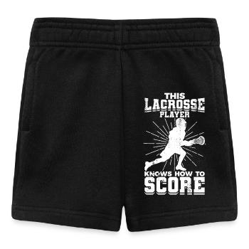 Lacrosse Junge - Baby Shorts - Schwarz - Vorne