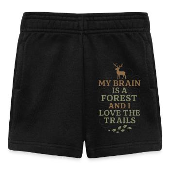 Neurodivergent introvert - Baby Shorts - black - Front