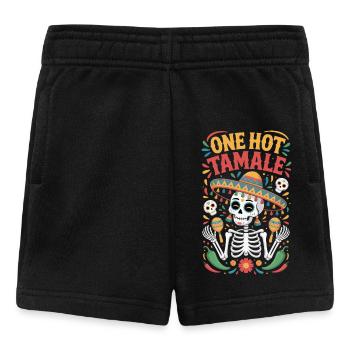 Un Tomale chaud - Short Bébé - noir - Devant
