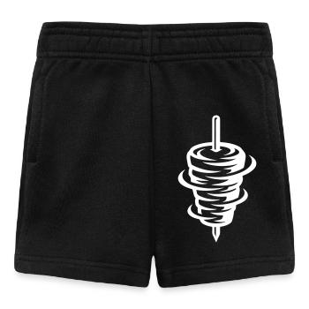 Brochette de doner kebab - Short Bébé - noir - Devant