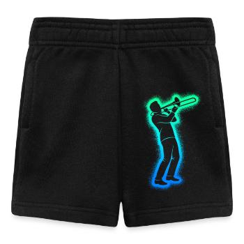Trombonist Trombone Player Kids Men's Trombone - Baby Shorts - black - Front