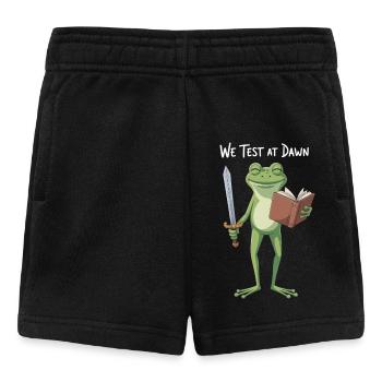 Quête de la Grenouille de l’Aube : Épée et Tome - Short Bébé - noir - Devant