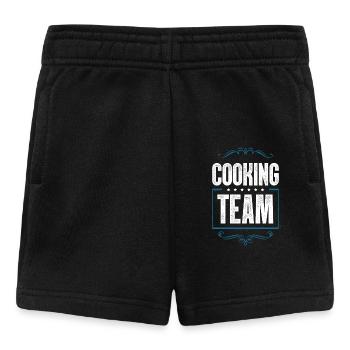 Équipe de cuisine - Short Bébé - noir - Devant