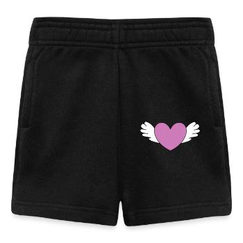Coeur de la Saint-Valentin - Short Bébé - noir - Devant