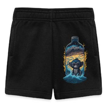 Singe - Short Bébé - noir - Devant