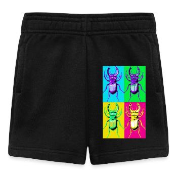 Coleoptera Pop Quadri - Baby Shorts - black - Front