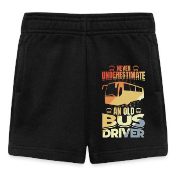 Unterschätze nie einen alten Busfahrer - Baby Shorts - Schwarz - Vorne