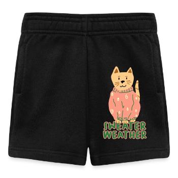 Météo des pulls - Short Bébé - noir - Devant