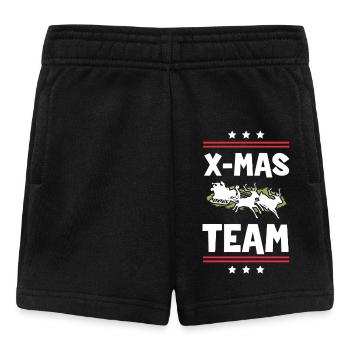 X-Mas Team - Baby Shorts - black - Front