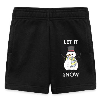 Qu’il neige - Short Bébé - noir - Devant
