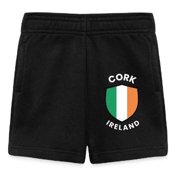 Cork Ireland Schildwappen - Baby Shorts - Schwarz - Vorne