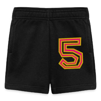 5. 5 YEARS. 5th ANNIVERSARY - Baby Shorts - black - Front