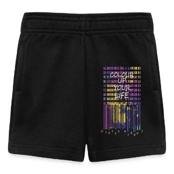 Apportez de la couleur à votre vie - Short Bébé - noir - Devant