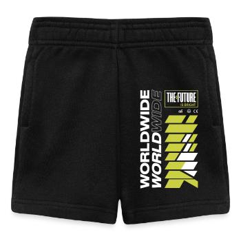 Future Radiant Pattern - Baby Shorts - black - Front