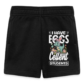 Frohe Ostern Süßer Osterhase Eiersuche Ostereier - Baby Shorts - Schwarz - Vorne