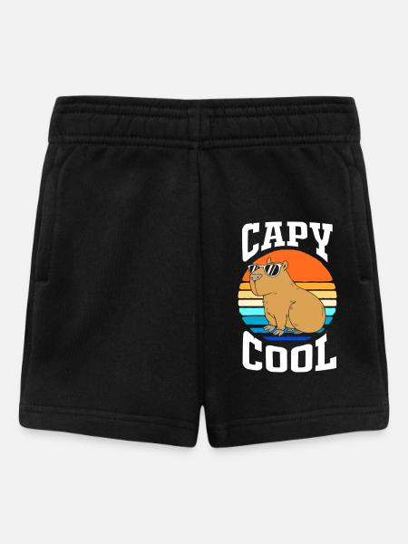 Capibara Capybara - Baby Shorts - Schwarz